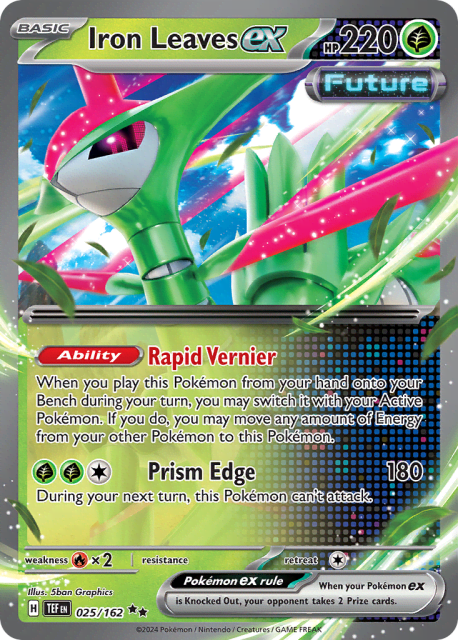 Iron Leaves ex (Holofoil) (25) — Temporal Forces