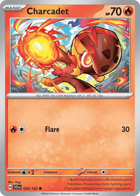 Charcadet (Reverse Holofoil) (29) — Stellar Crown