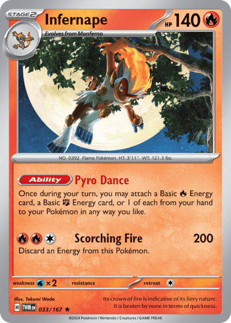 Infernape (Holofoil) (33) — Twilight Masquerade