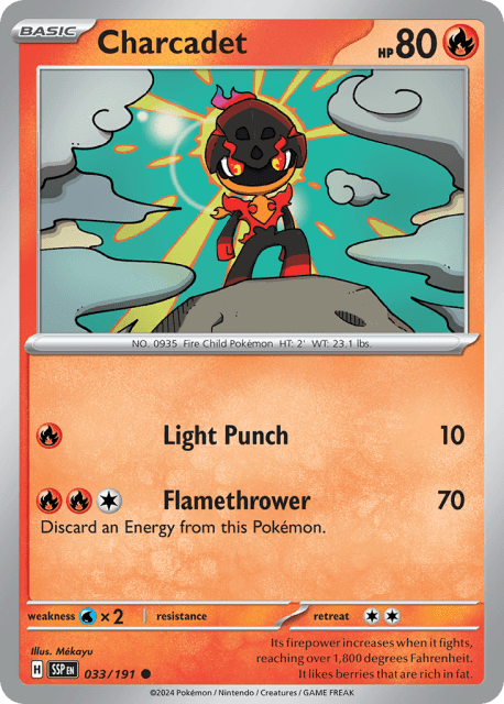 Charcadet (33) — Surging Sparks