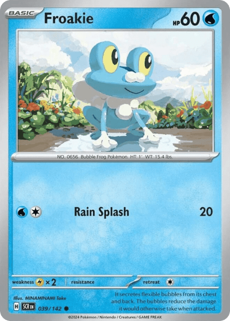 Froakie (Reverse Holofoil) (39) — Stellar Crown