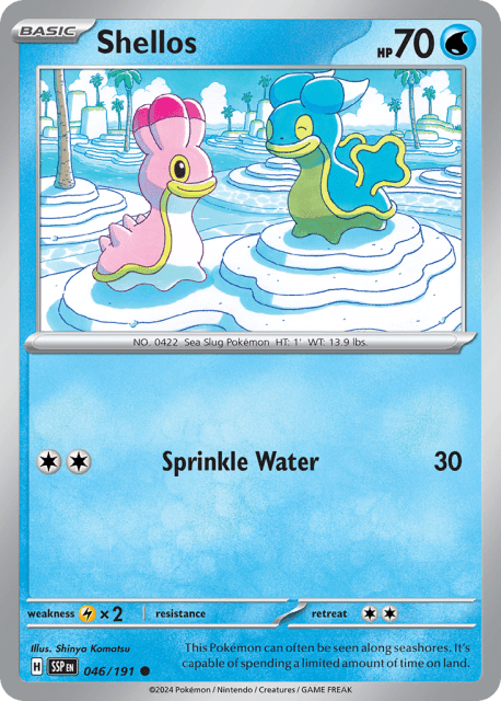 Shellos (Reverse Holofoil) (46) — Surging Sparks