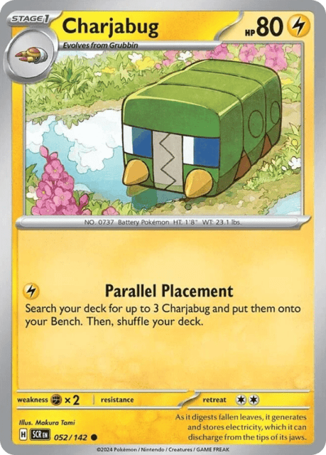Charjabug (Reverse Holofoil) (52) — Stellar Crown