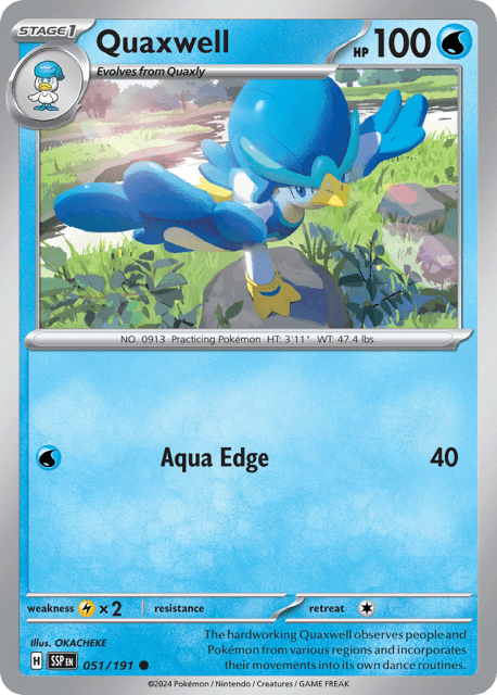 Quaxwell (Reverse Holofoil) (51) — Surging Sparks