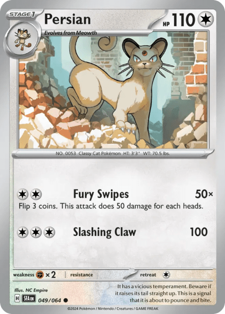 Persian (Reverse Holofoil) (49) — Shrouded Fable
