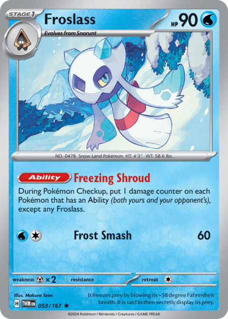 Froslass (Reverse Holofoil) (53) — Twilight Masquerade