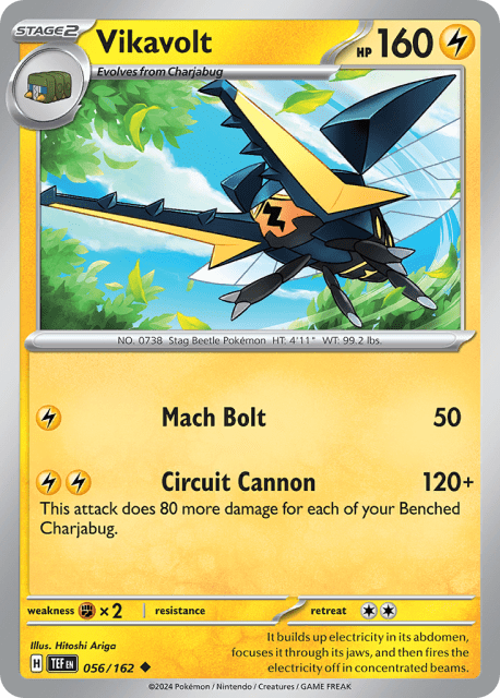 Vikavolt (Reverse Holofoil) (56) — Temporal Forces