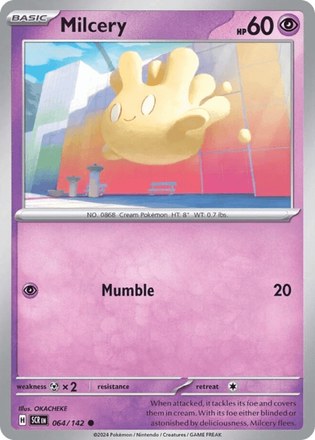 Milcery (Reverse Holofoil) (64) — Stellar Crown