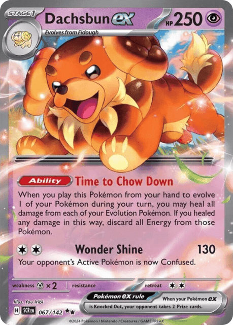 Dachsbun ex (Holofoil) (67) — Stellar Crown