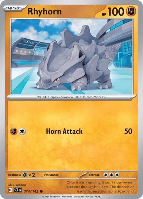 Rhyhorn (74) — Stellar Crown