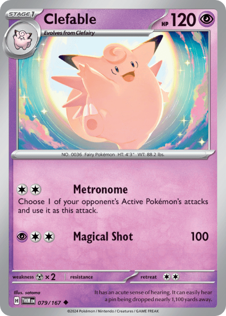 Clefable (79) — Twilight Masquerade