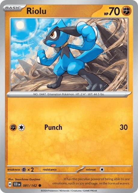 Riolu (81) — Stellar Crown