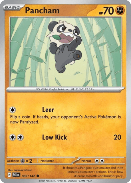 Pancham (Reverse Holofoil) (85) — Stellar Crown