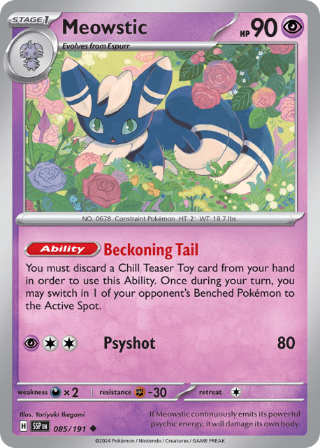 Meowstic (85) — Surging Sparks