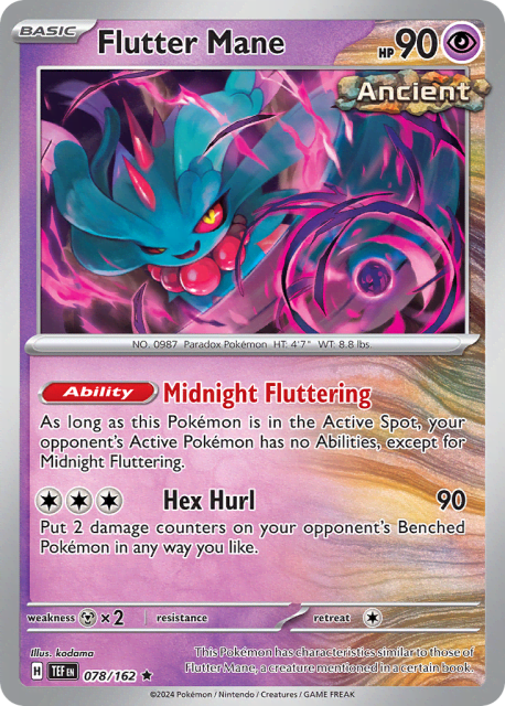 Flutter Mane (Reverse Holofoil) (78) — Temporal Forces