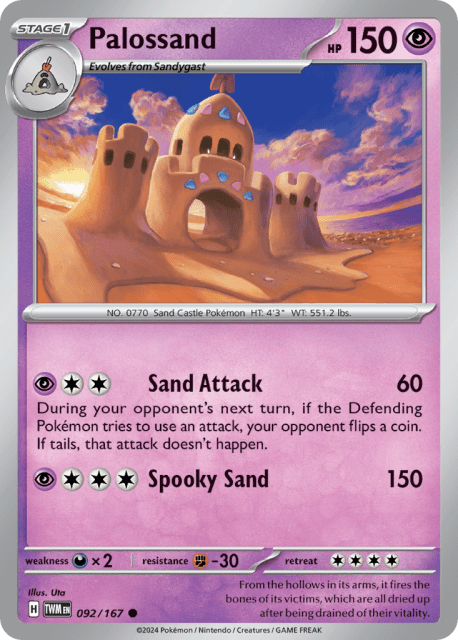 Palossand (Reverse Holofoil) (92) — Twilight Masquerade