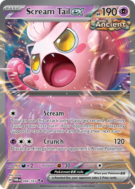 Scream Tail ex (Holofoil) (94) — Twilight Masquerade