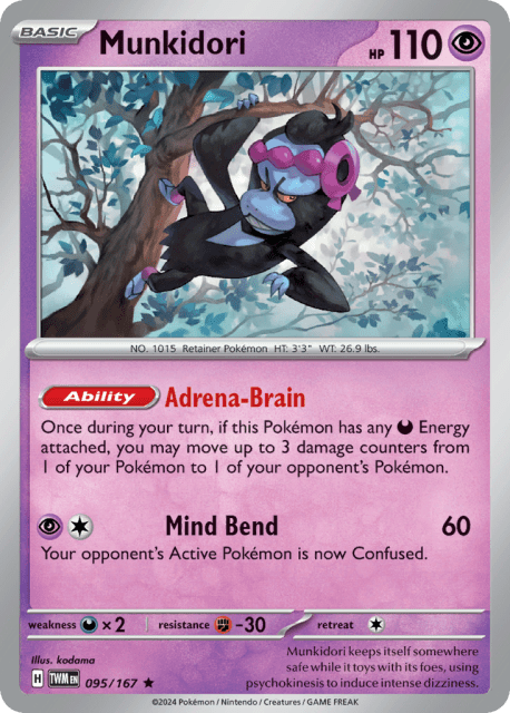Munkidori (Reverse Holofoil) (95) — Twilight Masquerade