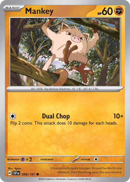 Mankey (98) — Surging Sparks