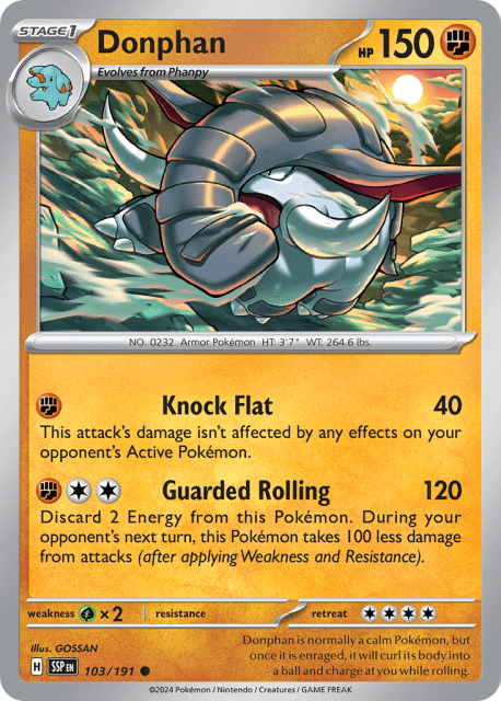 Donphan (103) — Surging Sparks