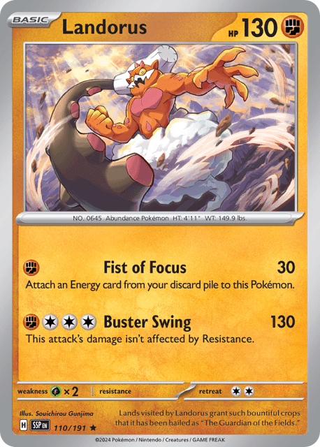 Landorus (Holofoil) (110) — Surging Sparks