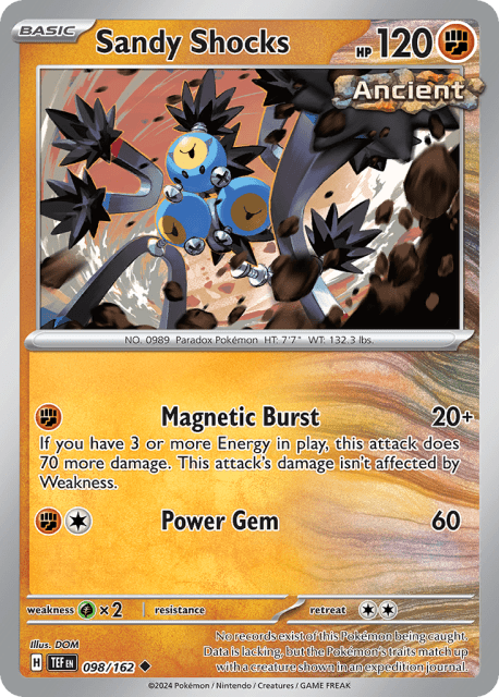Sandy Shocks (Reverse Holofoil) (98) — Temporal Forces