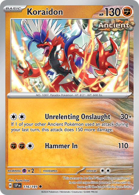 Koraidon (116) — Surging Sparks