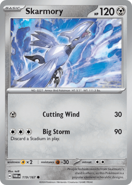 Skarmory (119) — Twilight Masquerade