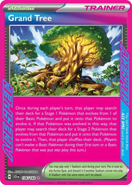 Grand Tree (Holofoil) (136) — Stellar Crown