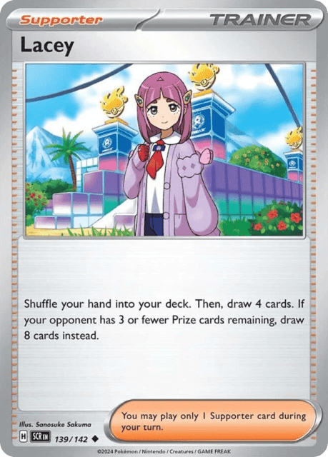 Lacey (Reverse Holofoil) (139) — Stellar Crown