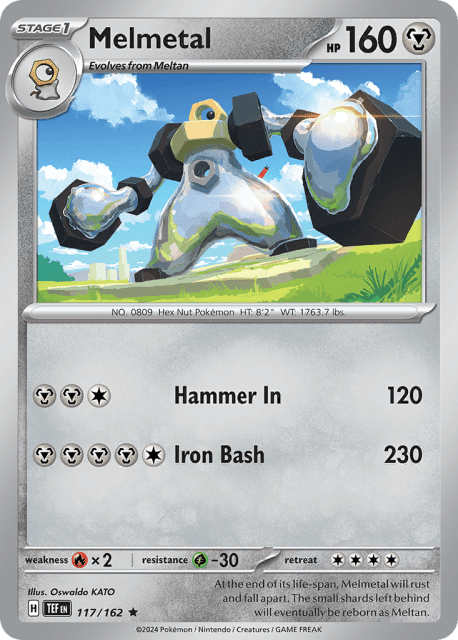 Melmetal (Reverse Holofoil) (117) — Temporal Forces