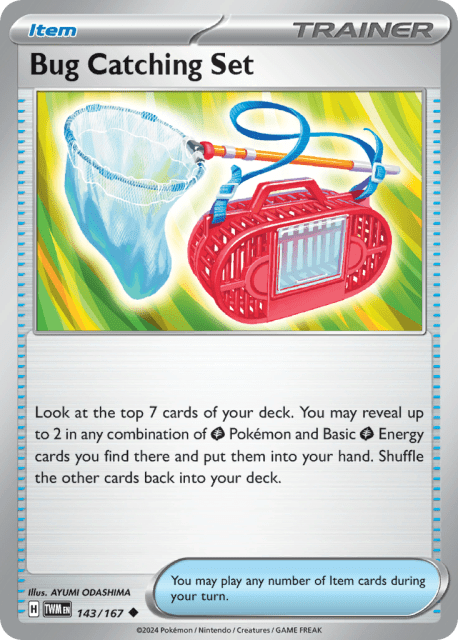 Bug Catching Set (Reverse Holofoil) (143) — Twilight Masquerade