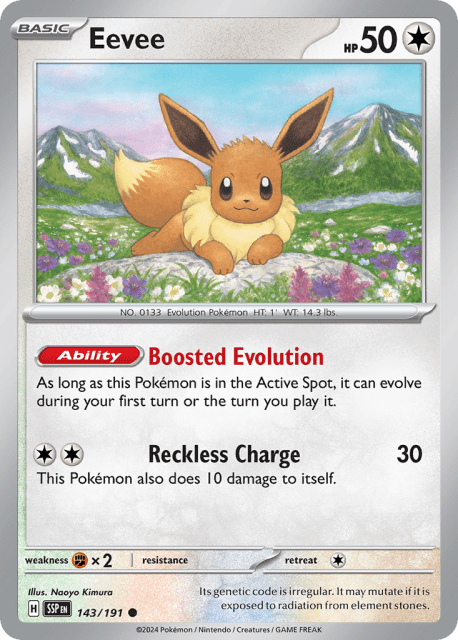Eevee (143) — Surging Sparks