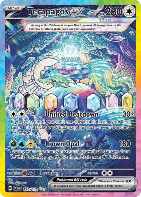 Terapagos ex (Holofoil) (170) — Stellar Crown