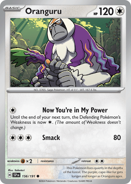 Oranguru (156) — Surging Sparks