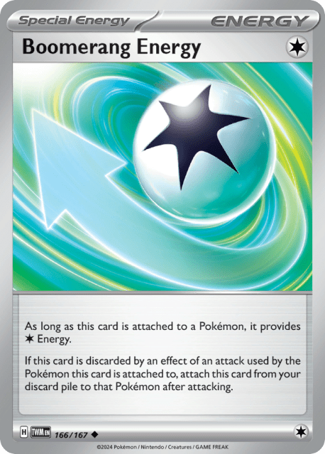 Boomerang Energy (Reverse Holofoil) (166) — Twilight Masquerade