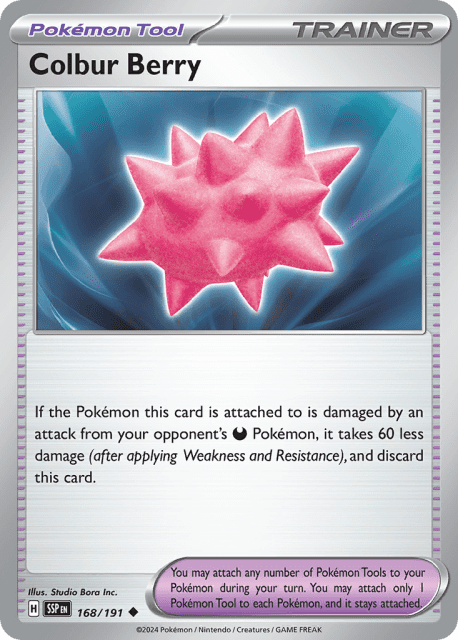 Colbur Berry (Reverse Holofoil) (168) — Surging Sparks