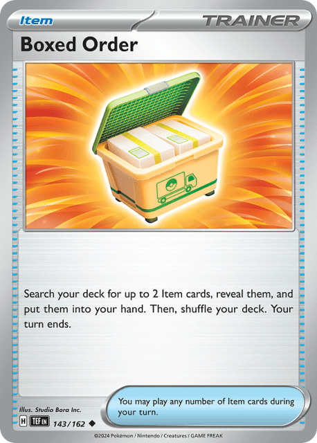 Boxed Order (143) — Temporal Forces