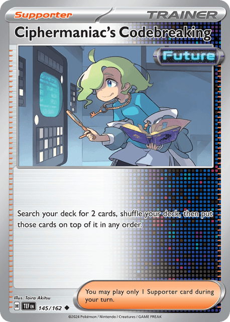 Ciphermaniac's Codebreaking (Reverse Holofoil) (145) — Temporal Forces