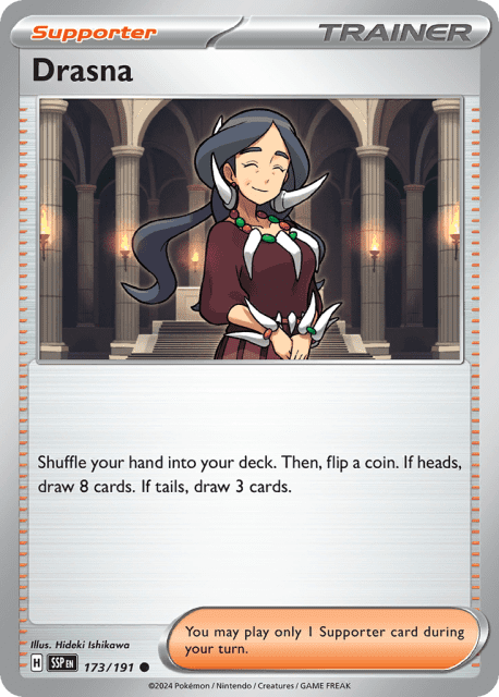 Drasna (Reverse Holofoil) (173) — Surging Sparks