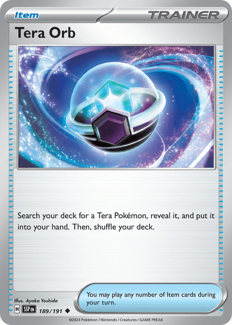Tera Orb (Reverse Holofoil) (189) — Surging Sparks