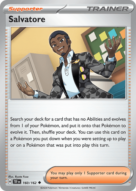 Salvatore (Reverse Holofoil) (160) — Temporal Forces