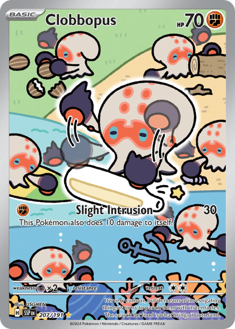 Clobbopus (Holofoil) (207) — Surging Sparks