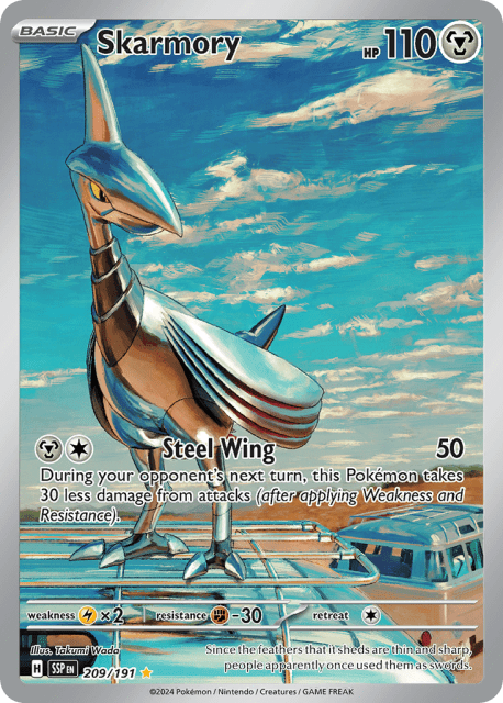 Skarmory (Holofoil) (209) — Surging Sparks