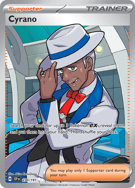 Cyrano (Holofoil) (230) — Surging Sparks
