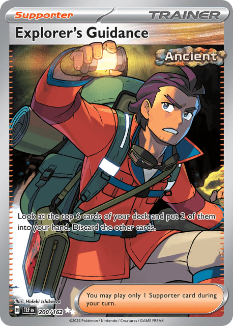 Explorer's Guidance (Holofoil) (200) — Temporal Forces