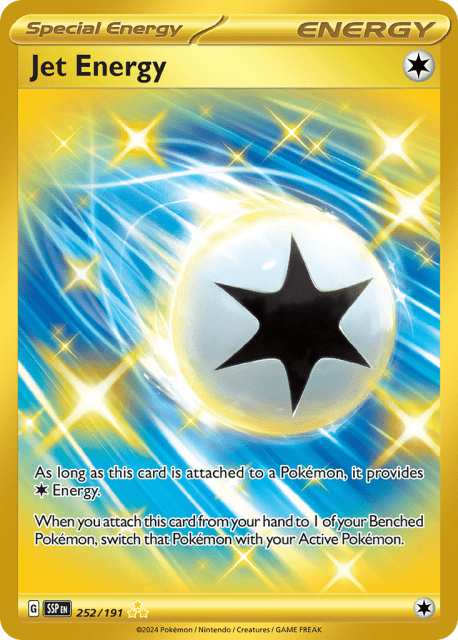 Jet Energy (Holofoil) (252) — Surging Sparks