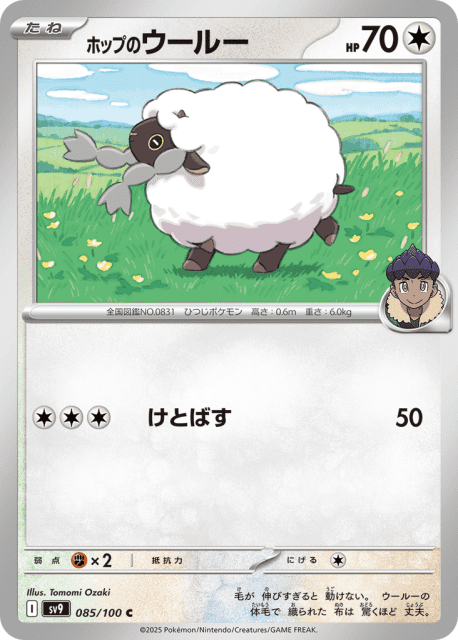 Hop's Wooloo (ホップのウールー) (85) — バトルパートナーズ (Battle Partners)