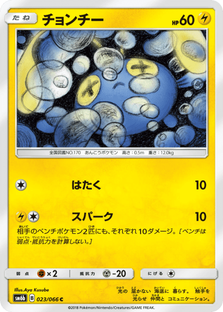Chinchou (チョンチー) (23) — チャンピオンロード (Champion Road)