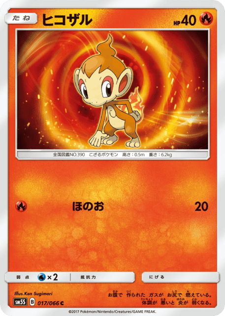 Chimchar (ヒコザル) (17) — ウルトラサン (Ultra Sun)